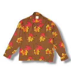 RATS RAYON SHIRT オープンカラー 長袖シャツ ラッツ 23'RS-0508 ブラウン M （19875M）のサムネイル