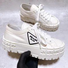 PRADA プラダ ダブルホイール ホワイト レディース スニーカーのサムネイル