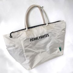 PEARLY GATES パーリーゲイツ 大容量 トートバッグ 光沢ホワイト
