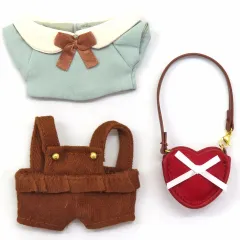 中古】ぬいぐるみ メルティコーデ サロペセット(ミント) いつぬいおき