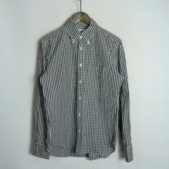 MANUAL ALPHABET マニュアルアルファベット GINGHAMCHECK BD SHIRT ギンガムチェック ボタンダウン 長袖 シャツ BASIC-MK-007 黒 4581Q★4のサムネイル