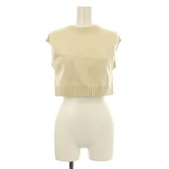 オーラリー AURALEE DRY COTTON KNIT VEST ニットベスト クルーネック コットン 0 ベージュ A23SV01AD /KUのサムネイル