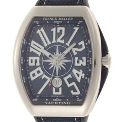 FRANCK MULLER フランクミュラー ヴァンガード ヨッティング V45SCDTYACHTING ACBL  SS/ラバー ブルー 自動巻き  メンズ【432】のサムネイル