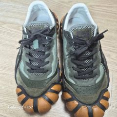 希少 オニツカタイガー デンティグレ イエロー 27.5㎝ 厚底スニーカー