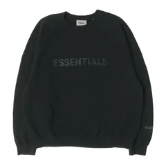 FEAR OF GOD フィアオブゴッド スウェット ブラック 黒 サイズ:XL  FOG ESSENTIALS オーバーサイズ クルーネック スウェットシャツ トップス トレーナー 【メンズ】【中古】のサムネイル