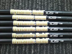 中古 シャフト トゥルーテンパー Dynamic Gold 105 ONYX BLACK（S300）5-9P/S300/0[2709]■博多のサムネイル