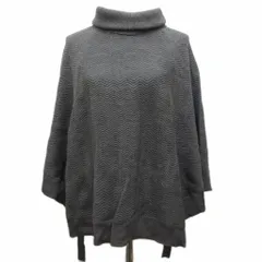 アナイ ANAYI タグ付き ニットポンチョ ケープ マント セーター ドルマンスリーブ ウール 38 グレー16128-21-94-380 ■IBO91のサムネイル