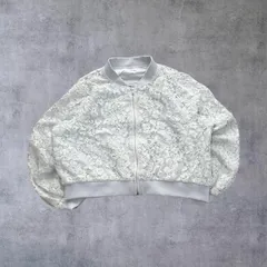 BROWNY STANDARD レースブルゾン リバーシブル ショート丈 F ミントブルー 春アウター ブラウニースタンダード 総レース シアー ジャケット 短丈 スタイルアップ 透け感 ジップアップ カジュアル フェミニン かわいい レディースのサムネイル