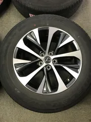 【レクサス】　235/65R18　レクサス　RX　純正　18インチホイール＆夏タイヤセット（ブリヂストン　デューラH/L33）現状販売　中古　LEXUS　RX　18inchのサムネイル