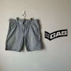 USED【GAS】RONAN ヒッコリーデニムショートパンツ / ヒッコリー / 34インチのサムネイル