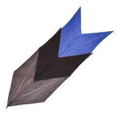 イッセイミヤケISSEY MIYAKE バイカラープリーツメッシュストール 茶青のサムネイル