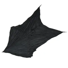 イッセイミヤケISSEY MIYAKE シワプリーツストール 黒のサムネイル