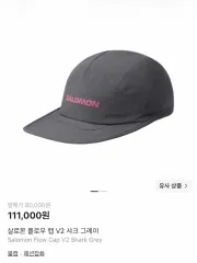サロモン フルイドフローキャップ V2 シャーク グレーのサムネイル