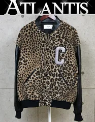 CELINE 新宿店 セリーヌ 新品 エディ期 22AW テディジャケット レオパード ラインストーン ジャケット メンズ size:54 ブラウン系 31582のサムネイル
