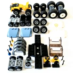 レゴ 正規品 中古 タイヤ(車7台分)・車部品 レゴブロック【管理番号：4343】のサムネイル