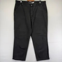 古着 カーハート Carhartt ダック パンツ ワンポイント ジップ ワーク 作業着 ツールポケット w42 L30  グレー メンズのサムネイル