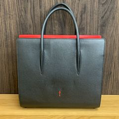 クリスチャンルブタン パロマ ラージ 2WAYトートバッグ レザー 黒 スタッズ