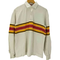 バーバリアン BARBARIAN 90-00S OLD カナダ製 L/S ボーダー ラガー ポロ シャツ メンズ import：M のサムネイル