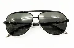 クロムハーツ CHROME HEARTS MUNCHER サングラス ティアドロップ アイウェア ブラック 黒 【ブランド古着ベクトル】【中古】☆AA★ ▲■ 250301のサムネイル