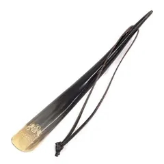 ジョセフチーニー 靴べら シューホーン レザー紐 全長約37.5cm 幅約4.5cm 付属品なし JOSEPH CHEANEY 現状品 6442770のサムネイル