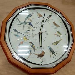 MK1259【ER266】ELGIN エルジン 電波時計 壁掛け時計 BS-740 野鳥 訳