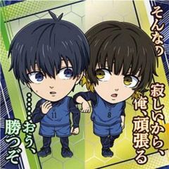 【BL-17 潔 世一＆蜂楽 廻 (R レア) 】にふぉるめーしょん ブルーロック シールウエハース