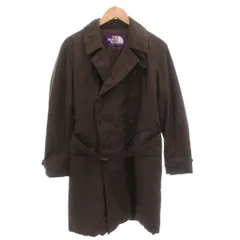 ノースフェイス パープルレーベル THE NORTH FACE PURPLE LABEL 中綿 トレンチコート ダブル ベルト ひざ丈 茶 ブラウン NY2894N /FF IBO98 ■P-C のサムネイル