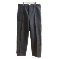 le sans pareil ブラックシャンブレー ワークパンツ 40 黒シャン