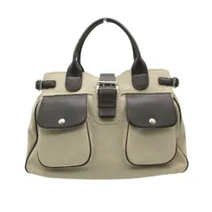 DKNY DONNA KARAN NEW YORK ダナキャランニューヨーク トートバッグ ロゴ 総柄 レザー 肩掛け ショルダー ハンドバッグ カバン 鞄 ベージュ レディース 【中古】のサムネイル