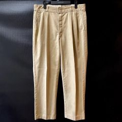 【た】80s-90s vintageレーヨンギャバ ワイドスラックス 80s 90s レーヨンギャバ ワイドスラックス 極太 ストレートスラックス