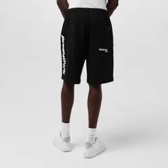 エエイプ メンズ ボトムス ハーフパンツ・ショーツ ショートパンツ フリース AAPE Mens Fleece Jogger Shorts Black ブラックのサムネイル