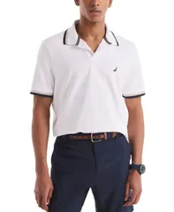ナウティカ メンズ トップス ポロシャツ Nautica Mens ClassicFit Johnny Collar Polo Shirt Bright White ホワイトのサムネイル
