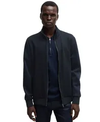 ヒューゴボス メンズ アウター パーカー・スウェット シャツ Hugo Boss Mens RegularFit ZipUp Sweatshirt Dark Blue ブルーのサムネイル