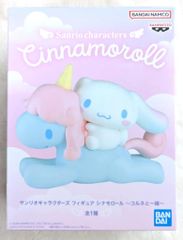 サンリオキャラクターズ フィギュア シナモロール コルネと一緒 - メルカリ