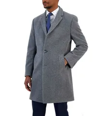 ナウティカ メンズ アウター ジャケット・ブルゾン ウール コート Nautica Mens Barge Classic Fit WoolCashmere Blend Solid Overcoat Gのサムネイル