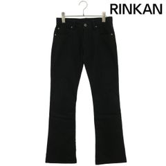 Chrome hearts DNM pants フレアニーデニムステッチパンツ クロムハーツ DNM PANTS BLK 旧式 フレアニーステッチデニムパンツ