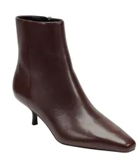 マーク・フィッシャー レディース シューズ ブーツ・レインブーツ レザー ヒール Marc Fisher LTD Womens Kiona Leather Kitten Heel Booties Daのサムネイル