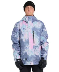 クイックシルバー メンズ アウター ジャケット・ブルゾン プリント 長袖 Quiksilver Mens Mission Printed LongSleeve Jacket Graystoneのサムネイル