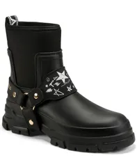 カール ラガーフェルド レディース シューズ ブーツ・レインブーツ KARLAGERFELD PARIS Womens Ranelle Rain Boots Black ブラックのサムネイル