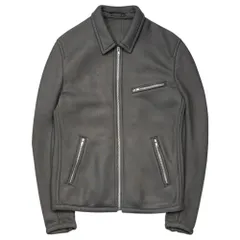 COMME des GARCONS HOMME(コムデギャルソンオム) 1999AW Polyester-Bonded Single Rider Jacket ポリエステル ボンディング シングル ライダース ジャケット HJ-100840 M グレーのサムネイル