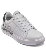 カール ラガーフェルド メンズ シューズ スニーカー ロゴ KARLAGERFELD PARIS Menspillover Side Logo Sneakers White ホワイトのサムネイル