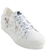 カール ラガーフェルド レディース シューズ スニーカー レース KARL LAGERFELD PARIS Womens Georgia LaceUp Embellished Sneakers Briのサムネイル
