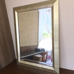 廃盤 ニトリ NITORI 壁掛け 鏡 ウォールミラー ミュール 50×70cm