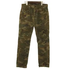 デニム&サプライ ラルフローレン DENIM & SUPPLY RALPH LAUREN ●バイカーデニム パンツ ダブルニー 迷彩のサムネイル