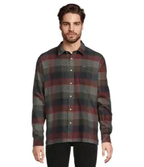 バブアー メンズ トップス シャツ Barbour Copswell Relaxed Checked Shirt Navy ネイビーのサムネイル