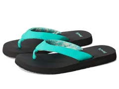サヌーク レディース シューズ サンダル Sanuk Yoga Mat II Aqua Green アクアのサムネイル
