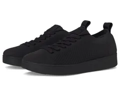 フィットフロップ レディース シューズ スニーカー ニット FitFlop Rally E01 MultiKnitrainers All Black 2 ブラックのサムネイル