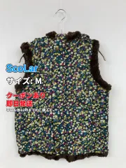 ScoLar スカラー ベスト M 花柄・ボタニカル柄 レディースのサムネイル