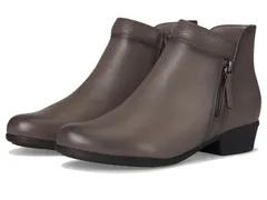 ロックポート レディース シューズ ブーツ・レインブーツ Rockport Carly Bootie Grey Leather グレーのサムネイル