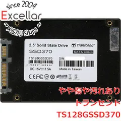 [bn:3] Transcend　2.5インチ SSD　TS128GSSD370　128GB　1000～2000時間以内のサムネイル